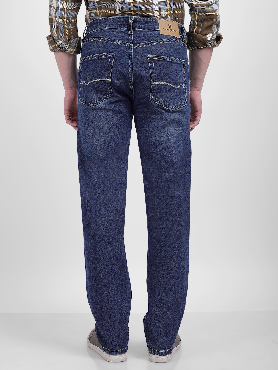 Numero Uno Men Faded Blue Jeans